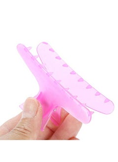 Salmue Butterfly Holding Hair Clip Strong Hold Hair Claw Clamps Pure Colors Hair Section Claw Thick Hair Clamps Hairdressing Tool For Professional Salon And Home Use 12Pcs(02)  - Image 5
