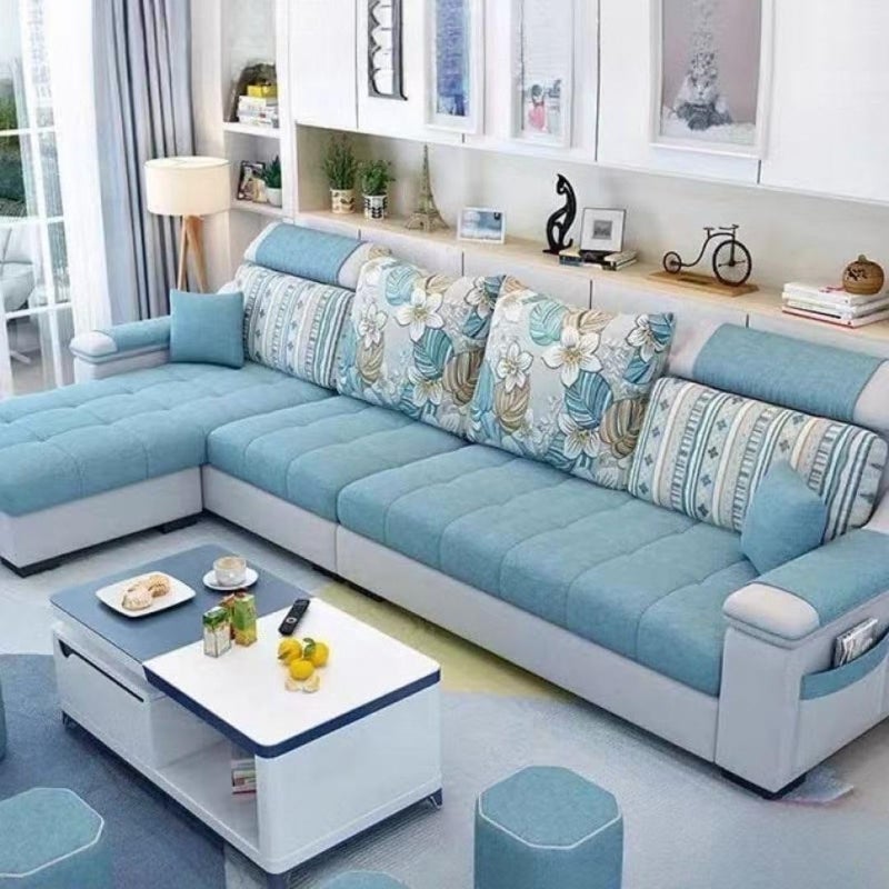 Comfynest Large Fabric Corner Sofa - Modern Minimalist Sectional - Image 3