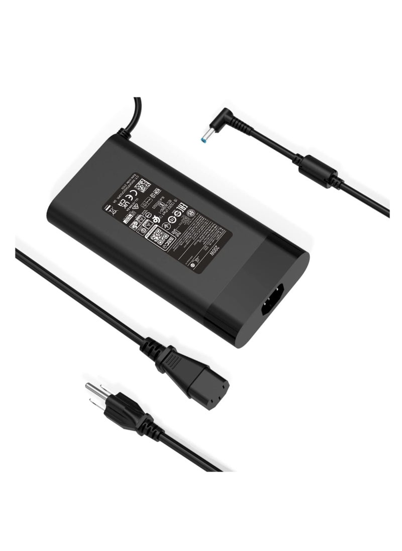 Max Power New 200W 19.5V 10.3A AC Charger Fit for HP ZBook-Pavilion-Gaming-Envy-Studio G3 G4 G5 G6 G7 15 15t 17 17t Series, TPN-LA21 L00895-003 ADP-200HB B Laptop Power Supply Adapter Cord (New 200W)  - Image 2