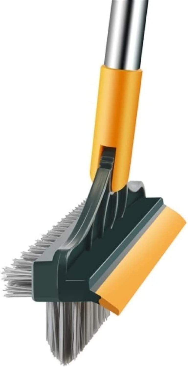 Invite Enterprise Invite 120 Rotate 3 in 1 Bathroom Cleaning Brush with Wiper Tiles Cleaning Brush Come with Long Handle Floor Scrub Brush for Home Kitchen3 in 1 Tile Cleaning Brush - Image 1