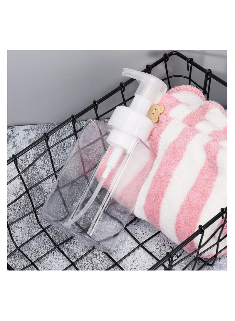 NXT Foaming Soap Dispenser, 450ml (15oz) Refillable Pump Bottle for Liquid Soap, Shampoo, Body Wash (2 Pcs) (Clear) - Image 5