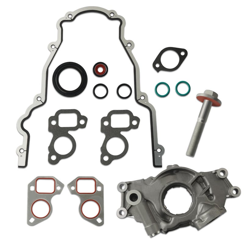 BELKEBIR M295HV High Volume Oil Pump kit Compatible with 1998-2020 Chevy Silverado Suburban Avalanche Trailblazer Express GMC Sierra Yukon Cadillac Escalade CTS Hummer H2 H3 4.8L 5.3L 6.0L Replace 12696357 - Image 1