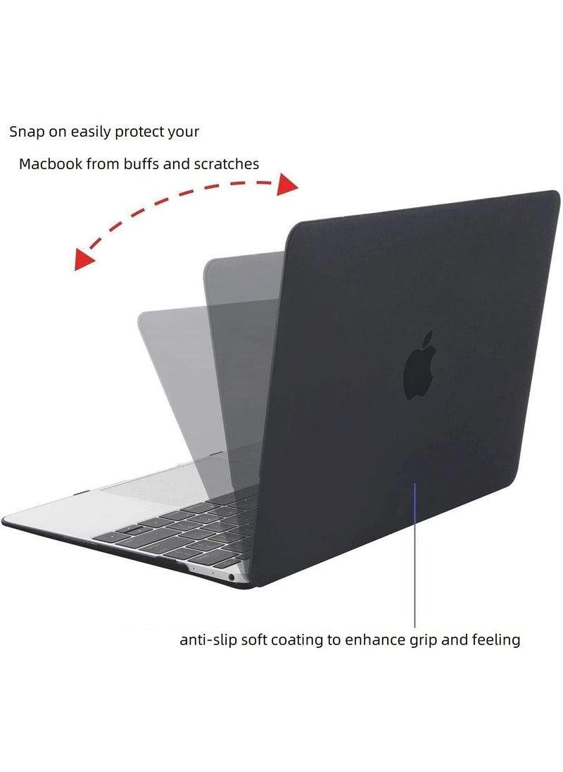 Generic MacBook Air 13 inch Case With keyboard M1 A2337 A2179 A1932 2020 2019 2018 Release, Slim Plastic Matte Hard Cover Compatible Mac Air 13.3 inch with Retina Display (black)  - Image 2