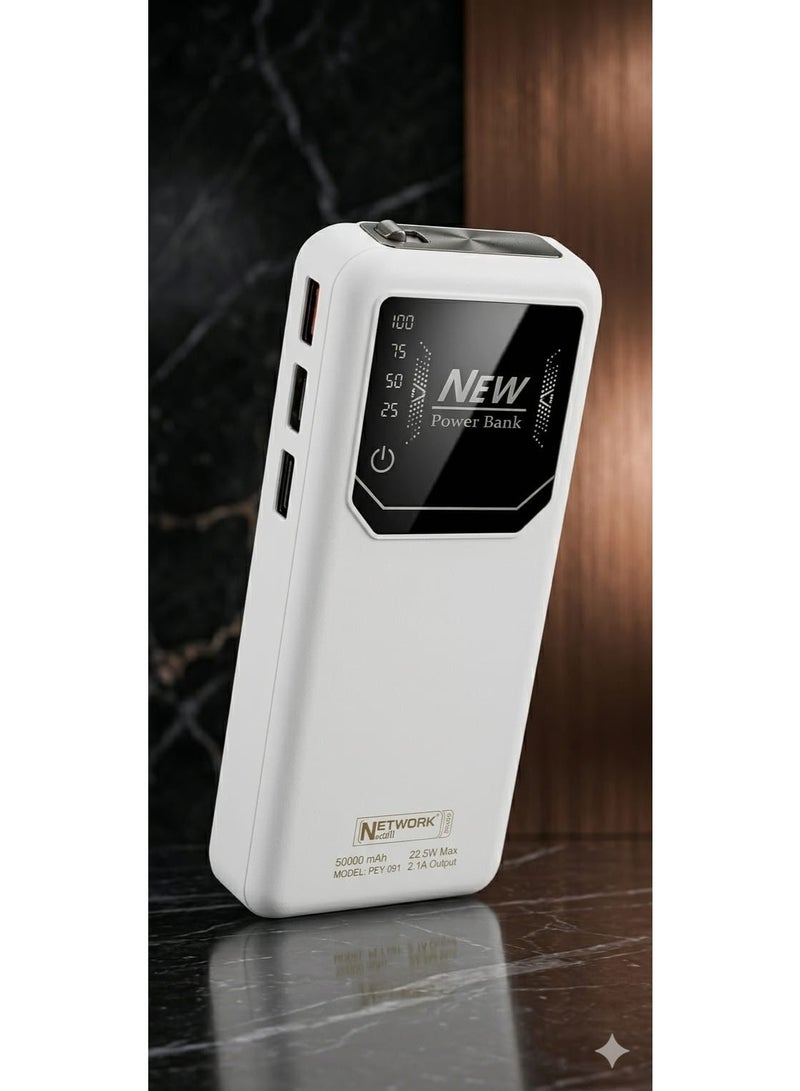 Network Power bank with a very large capacity of 50,000 mAh, and a charging power of up to 22.5W (22.5W Max) - Image 3