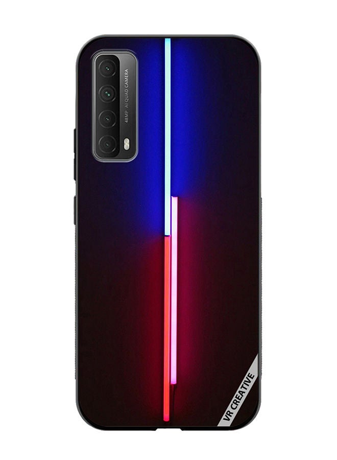 VR CREATIVE Protective Case Cover For Huawei Y7a Lights Design Multicolour - Image 1