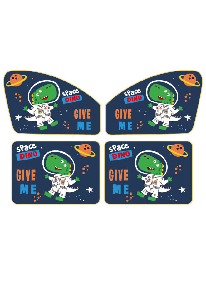 Magnetic Suction Car Curtain Car Magnetic Side Window Sunshade Car Curtain Car Cartoon Children Sunscreen Shade