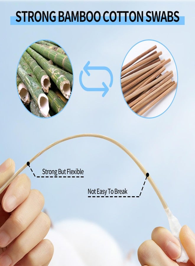 crayBG Long Cotton Swabs 10 Inch, 100pcs Cotton Tipped Applicators with Large 1/2 Inch Diameter Swab for Cleaning - Non-sterile - Image 3