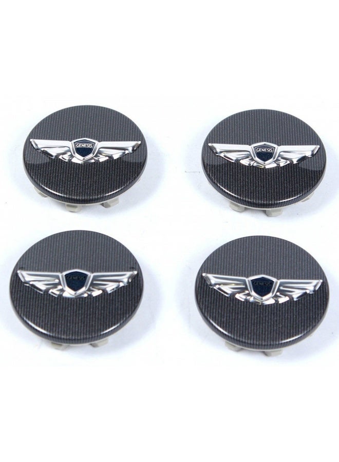 Genesis Wheel Covers 4 Pieces Set for Enhanced Tire Appearance Compatible with 2015 to 2020 Models - Image 1