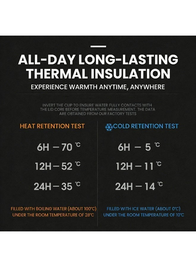 جونيس أكواب حرارية ذكية من الفولاذ المقاوم للصدأ عازلة الماء درجة حرارة الصمام ثنائي الفينيل عرض زجاجات حرارية ذكية أكواب القهوة 500ML - Image 4