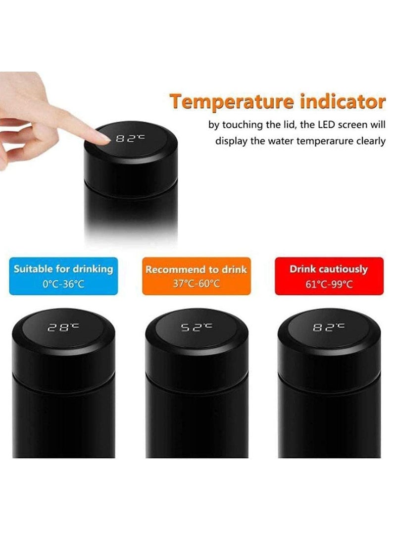 Gonice - Smart Stainless Steel Thermal Mugs Insulation Water Bottle LED Temperature Display Intelligent Thermos Bottles Coffee Cups 500ML - Image 1
