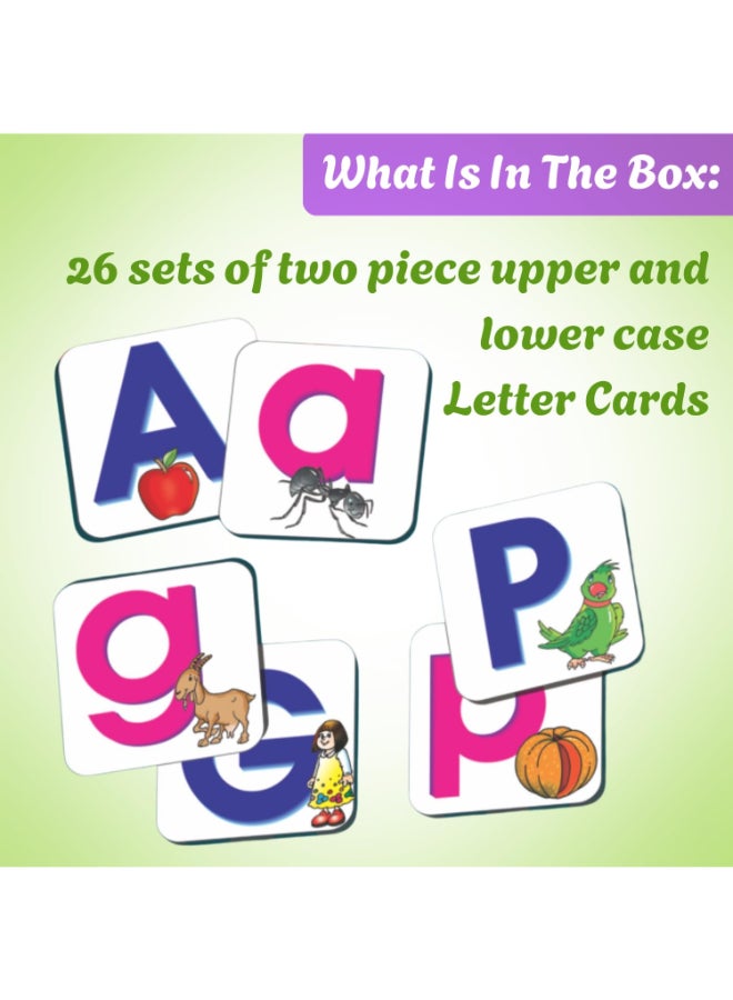 Creative's Creative’s Smart ABC Memory Game for Preschool Kids – Match Upper & Lowercase Alphabet Letters – Educational Flash Cards Game for Toddlers, Early Learning Toys for Boys & Girls – Ages 4 & Up - Image 3
