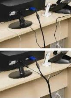 KNP KNP Spiral Cable Wrap 8 MM is a Flexible and Durable Solution Designed to Organize and Protect Cables and Wires With an 8 mm Diameter Cable Wrap Helps Keep your Cables Tidy Reduces Wear and Tear and Prevents Tangling  - Image 3