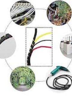 KNP KNP Spiral Cable Wrap 8 MM is a Flexible and Durable Solution Designed to Organize and Protect Cables and Wires With an 8 mm Diameter Cable Wrap Helps Keep your Cables Tidy Reduces Wear and Tear and Prevents Tangling  - Image 4