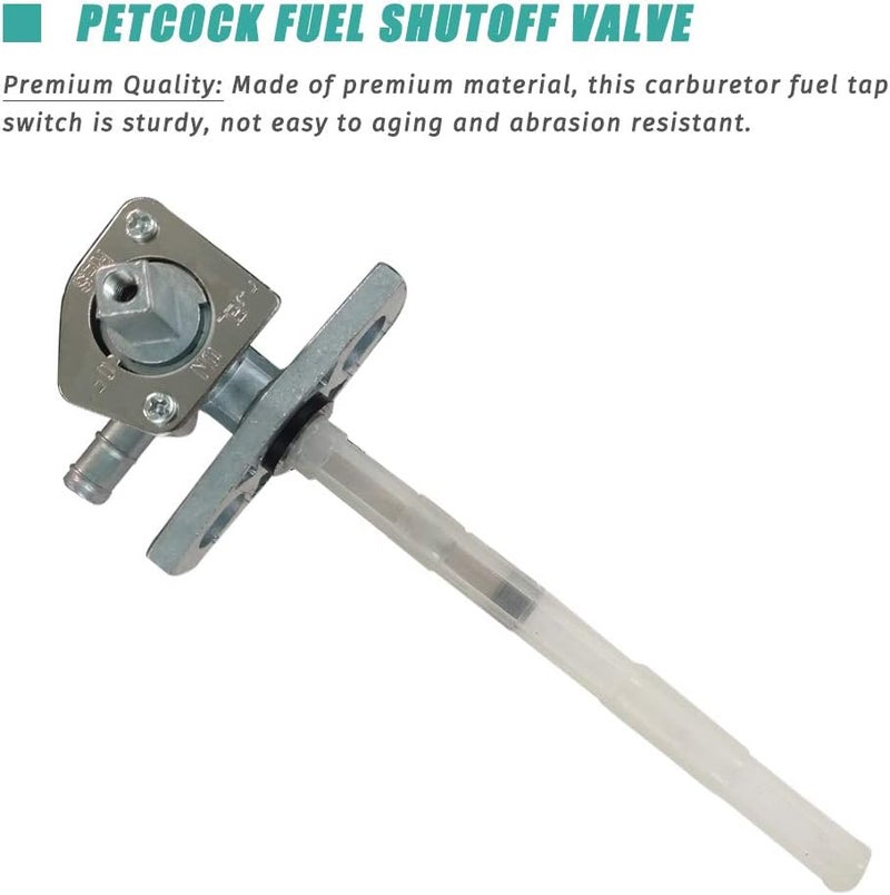 Apeixoto Fuel Petcock Gas Tank ON OFF Valve for Honda ATVs - Image 2