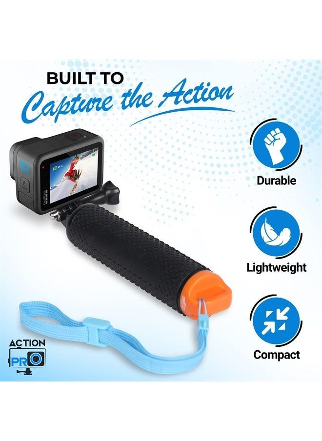 Action Pro - Floating Hand Grip for GoPro Hero | Waterproof Monopod Handle for GoPro Action Cameras | Underwater Diving Stick Accessory for Water Sports Camera - Image 1