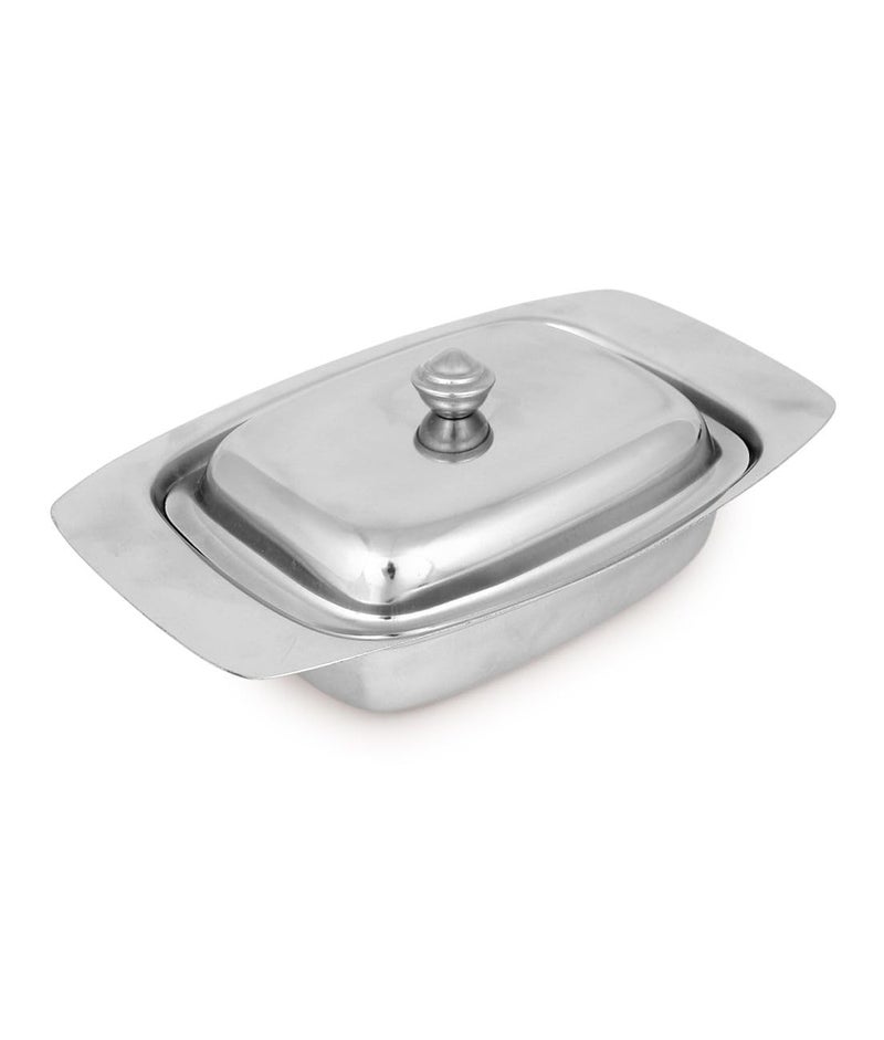 Dynore Stainless Steel Butter Box Container, Dish/Butter Pot with Lid 250 Gram - Image 5