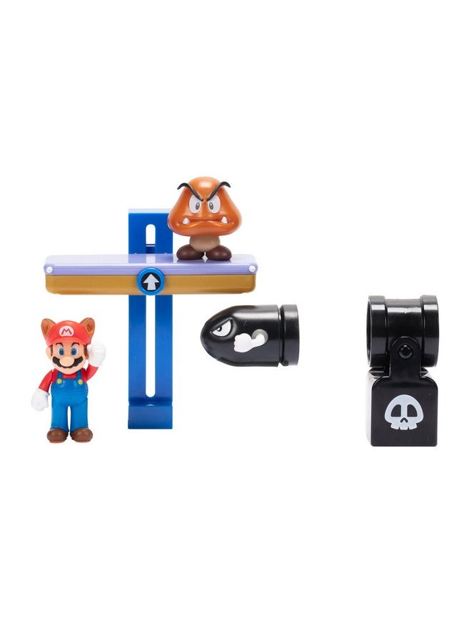 Super Mario Nintendo 2.5" Switchback Hill Diorama Set - Image 1