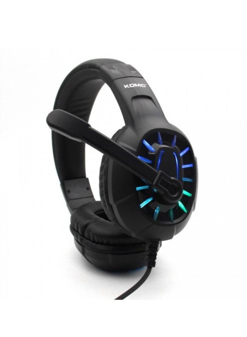 KOMC G313 Led USB gaming headset with microphone - Image 1