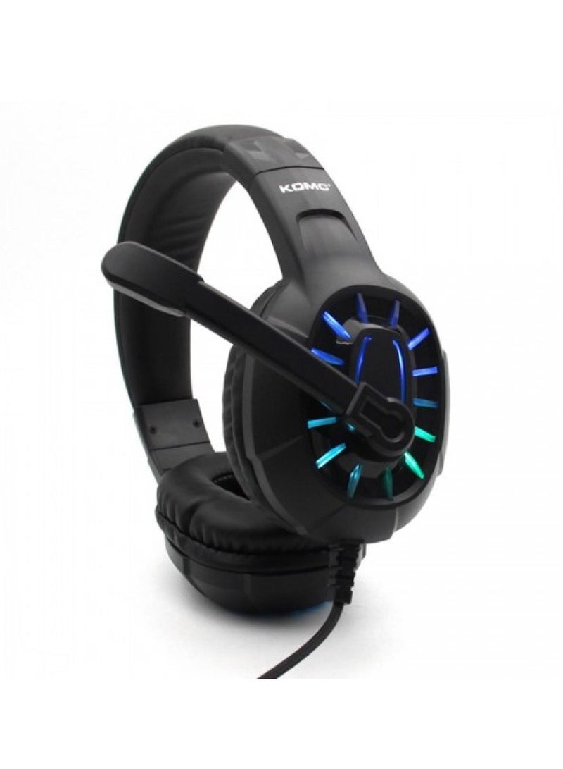 KOMC G313 Led USB gaming headset with microphone - Image 3