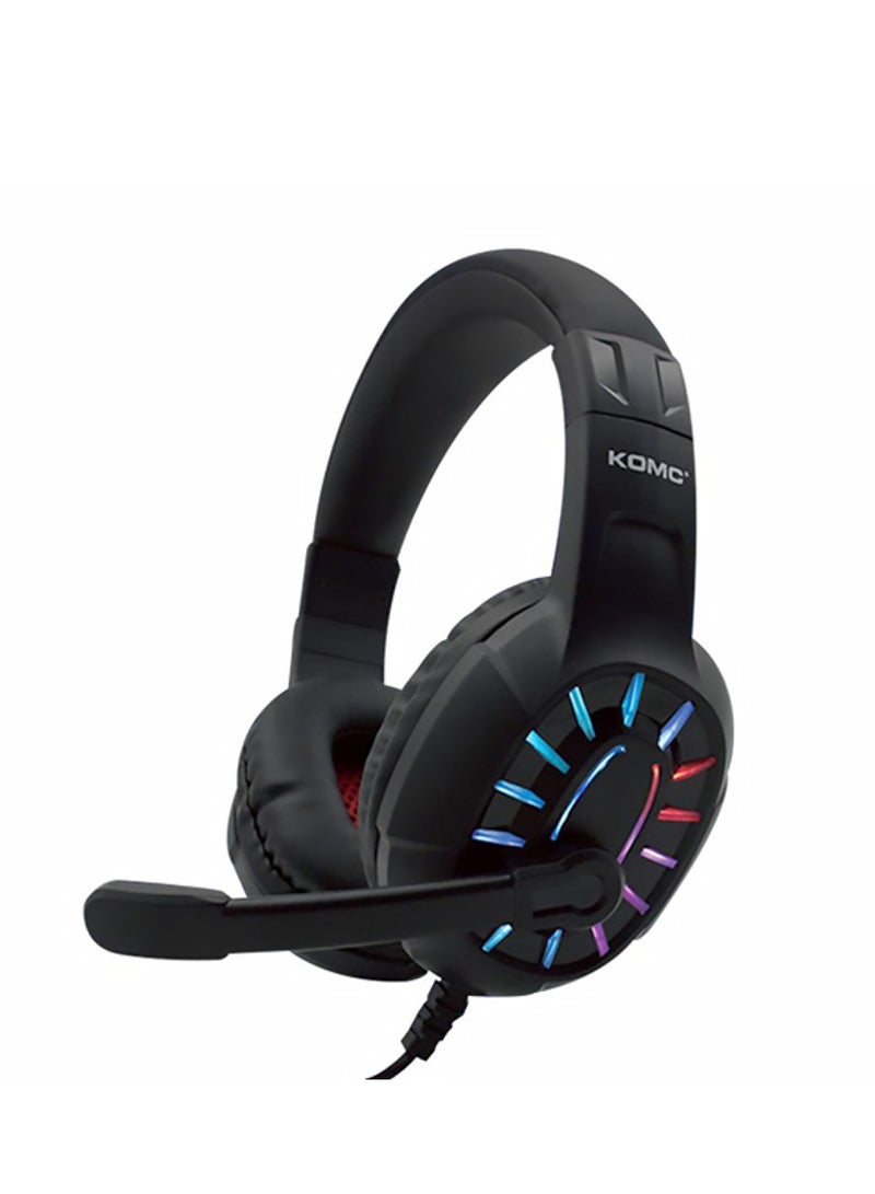 KOMC G313 Led USB gaming headset with microphone - Image 4