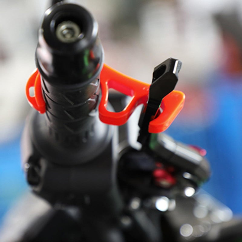 Red Weatherproof Brake Hook for Motorcycle and Electric Bike Durable Rust Resistant - Image 3