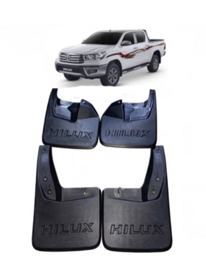 Toyota Hilux Double Mud Flaps 2016 - 2023 Fender Splash Guards Durable Protection and Easy Fit - Image 2