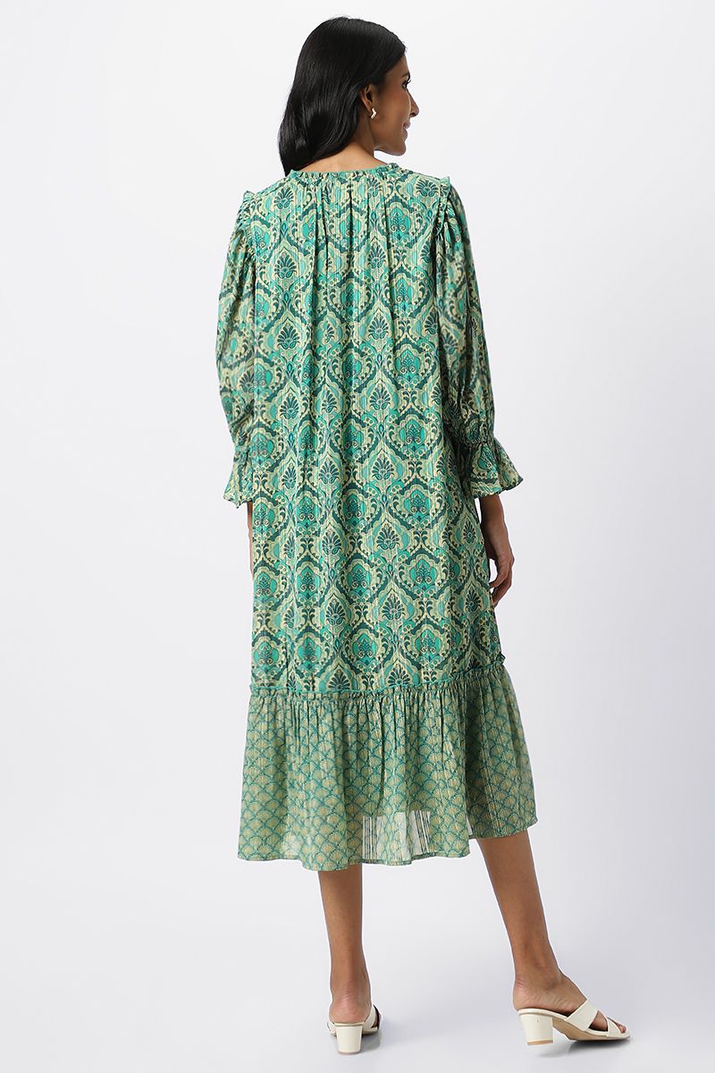 RINA printed women Jalabiya - Image 3