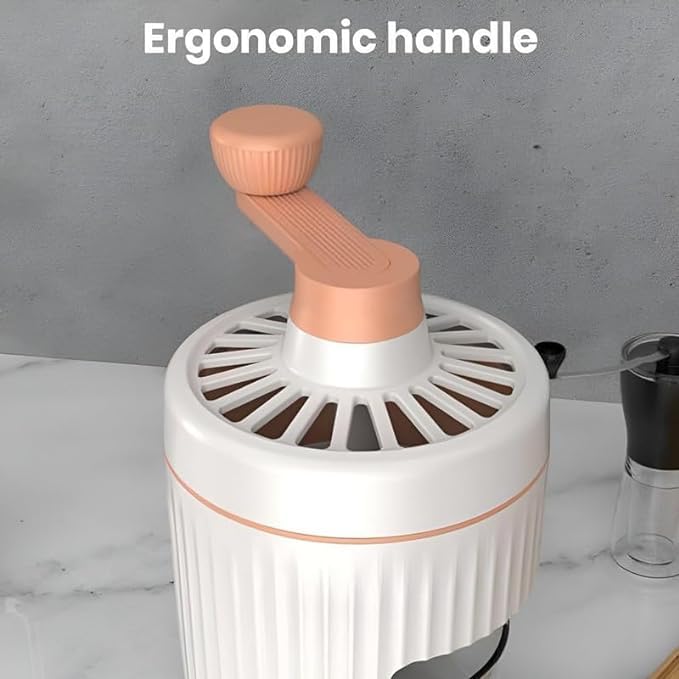 SHREVI Shrevi Manual Shaved Ice Maker Machine for Home Ice Shaver Hand Crank Slushy Maker Machine Ice Crusher for Snow Cones Ideal for Outdoor Picnics Portable Home Use  - Image 5