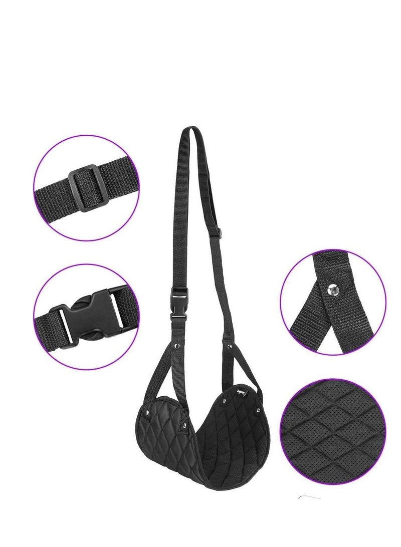 TRASSLE Airplane Foot Rest, Perfect Airplane Travel Essentials, Portable Foot Hammock Airplane Plane Travel Accessorie, Long Flight Essentials, Relax your feet & Leg Airplane Foot Hammock - Image 2