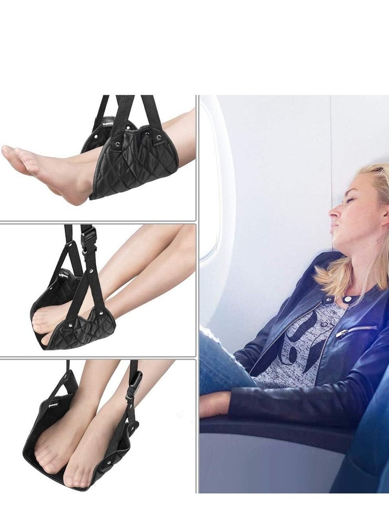 TRASSLE Airplane Foot Rest, Perfect Airplane Travel Essentials, Portable Foot Hammock Airplane Plane Travel Accessorie, Long Flight Essentials, Relax your feet & Leg Airplane Foot Hammock - Image 3