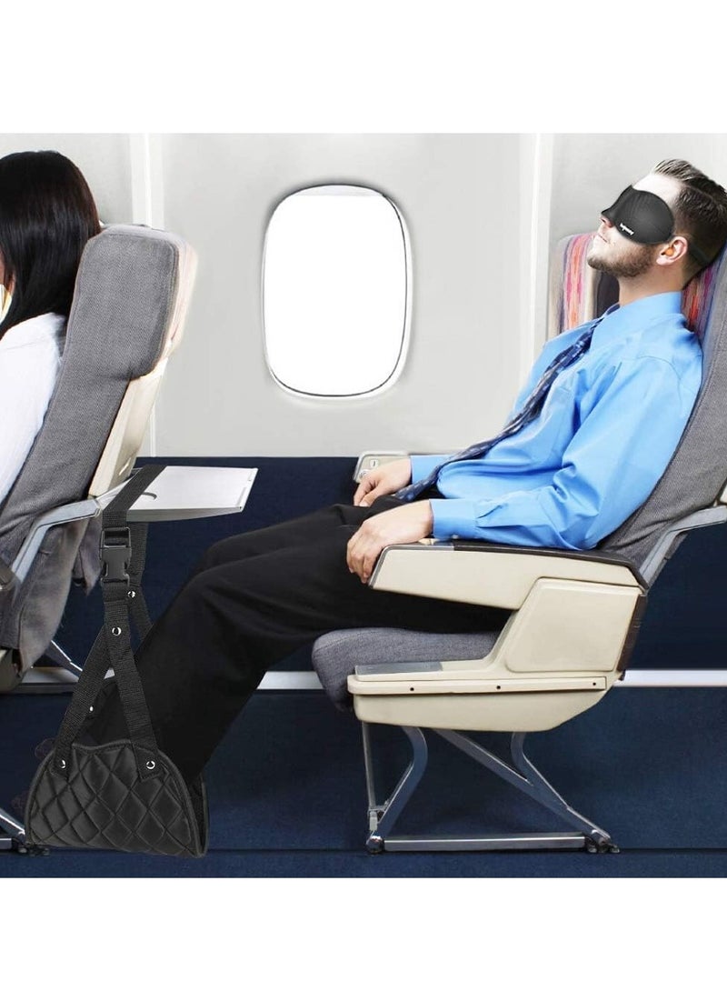 TRASSLE Airplane Foot Rest, Perfect Airplane Travel Essentials, Portable Foot Hammock Airplane Plane Travel Accessorie, Long Flight Essentials, Relax your feet & Leg Airplane Foot Hammock - Image 5