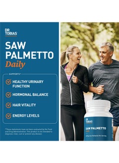 Dr. Tobias Dr. Tobias Saw Palmetto Supplement, Supports Urinary Health, Hormonal Balance, Prostate Health, & Hair Vitality, Saw Palmetto for Men & Women, 500mg Per Serving - 100 Capsules, 100 Servings  - Image 3