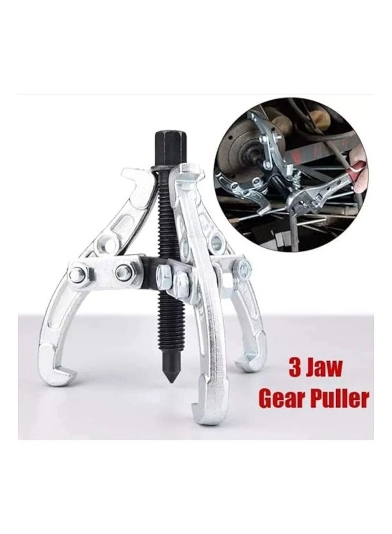 دينفوس أداة سحب المحمل/أداة سحب التروس 250 مم (10 بوصة) من Denfos - أداة إزالة شديدة التحمل بثلاثة فك للتروس والبكرات - Image 2