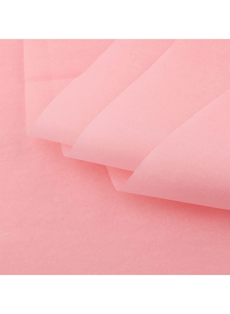 Light Pink Gift Wrapping Tissue Paper Sheets for DIY Crafts, Gift Bags, Holidays, Birthdays, 50 x 75 cm (50 Sheets)