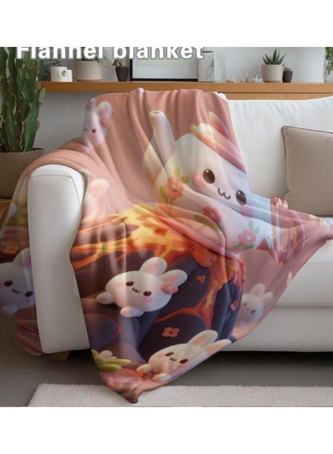 general Flannel thin blanket (warm and comfortable, suitable for sleep, gaming, dust removal and sandproof) 150cm*200cm - 503 - Image 4