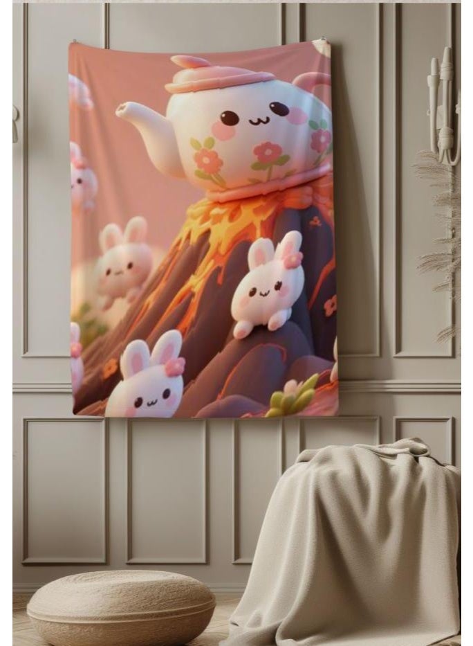 general Flannel thin blanket (warm and comfortable, suitable for sleep, gaming, dust removal and sandproof) 150cm*200cm - 503 - Image 1