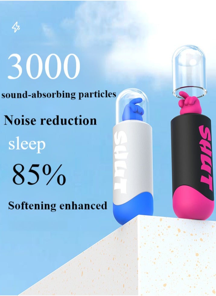 Healife - Sleep earplugs, noise reduction earplugs for children and adults, reusable noise reduction earplugs, ear protection sleep earplugs, sleep snoring, work, swimming, travel, study, concerts - Image 1