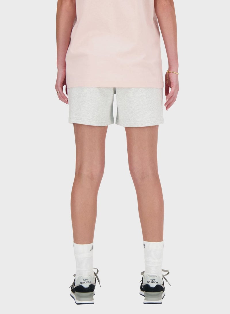 New Balance Logo French Terry Athletics Shorts  - Image 2