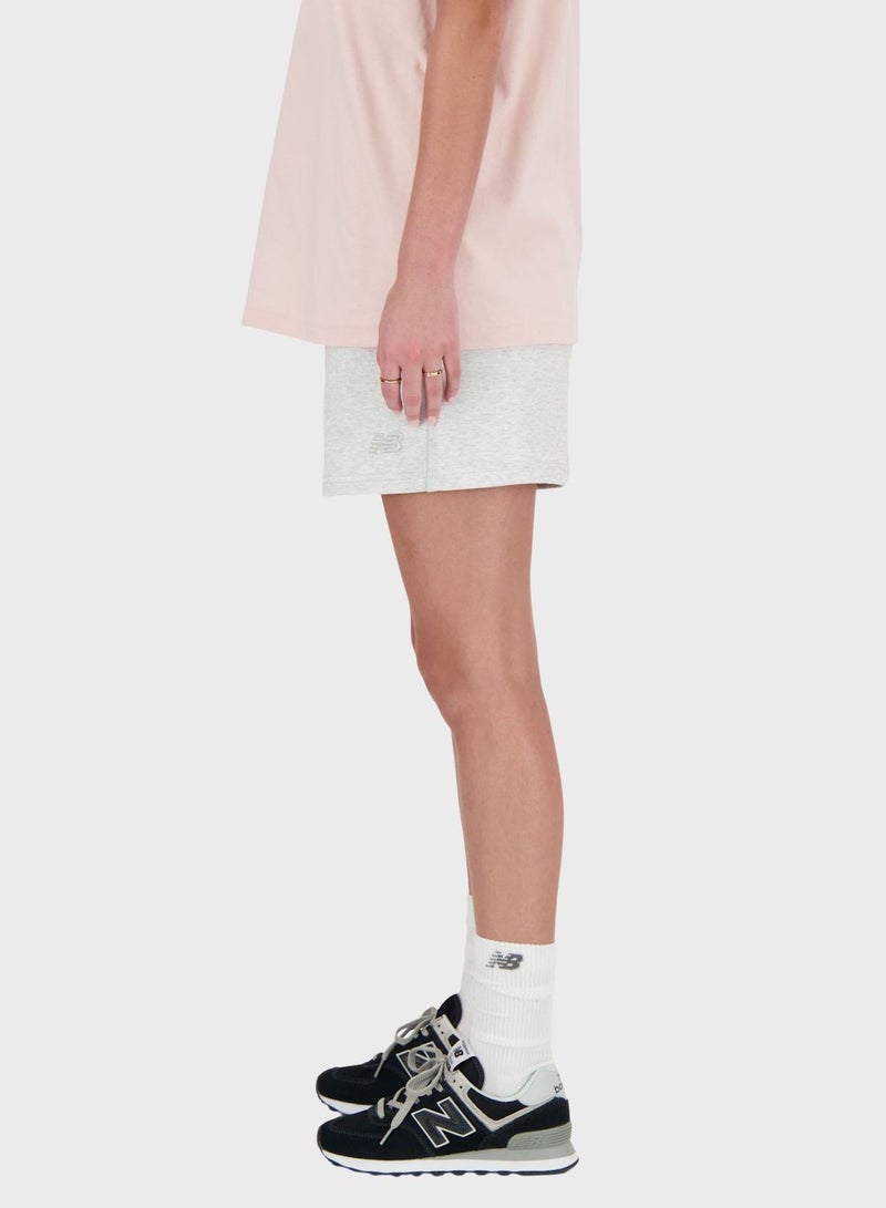 New Balance Logo French Terry Athletics Shorts  - Image 4