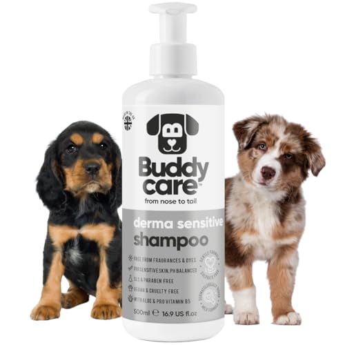 Buddycare Derma Sensitive Dog Shampoo by Buddycare Dry Skin Itchy Skin Relief for Smelly Dogs Deep Cleansing for Dogs Puppy Sensitive Skin Dog Shampoo Conditioner with Aloe Vitamin B5 1690oz - Image 1