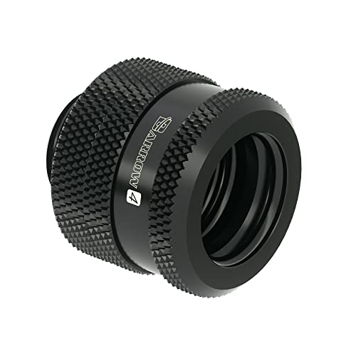 Piuess Barrow G1/4" to 14mm Hard Tubing Compression Fitting, Black, 4-pack - Image 5