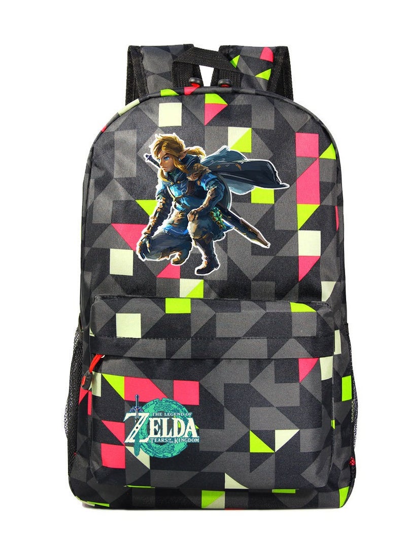 زيلدا حقيبة ظهر كاجوال للشباب مطبوعة