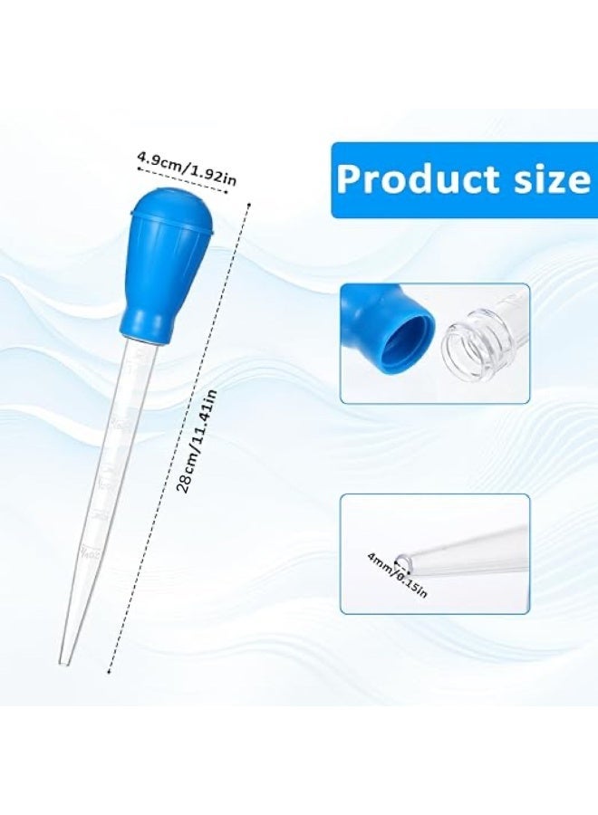 HUANXIN HOME 2 Pcs 28CM Manual Fish Tank Water Changer Aquarium Dropper, 30Ml Aquarium Clean Pipette Dropper, Fish Tank Cleaning Waste Remover, Aquarium Gravel Cleaning Straw Aquarium Tool - Image 2
