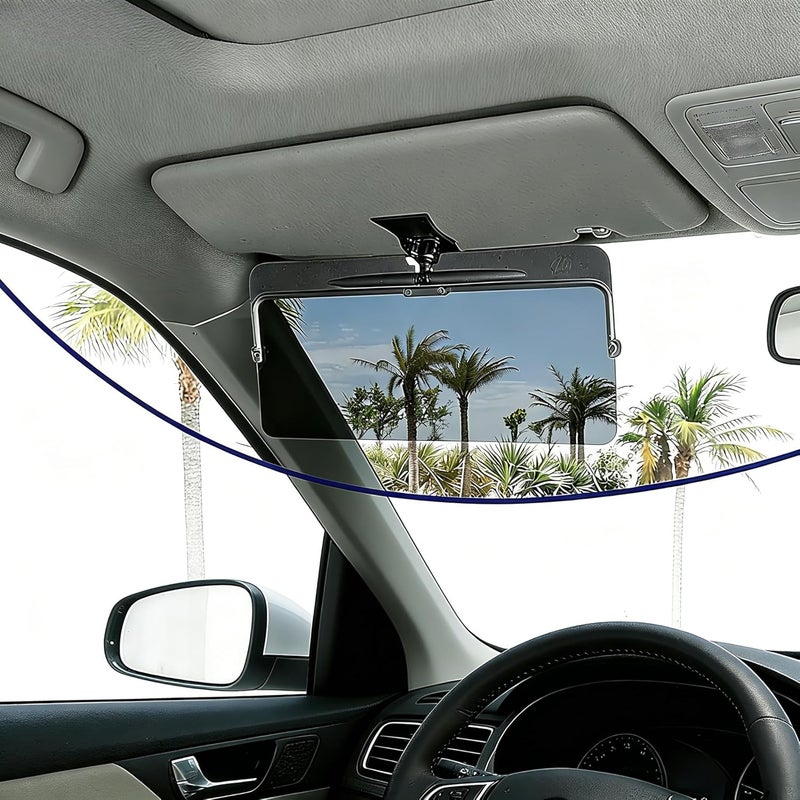 LSYZHX Car Sun Visor with Polarized Glare Protection - Universal Sun Visor Extender - Image 1