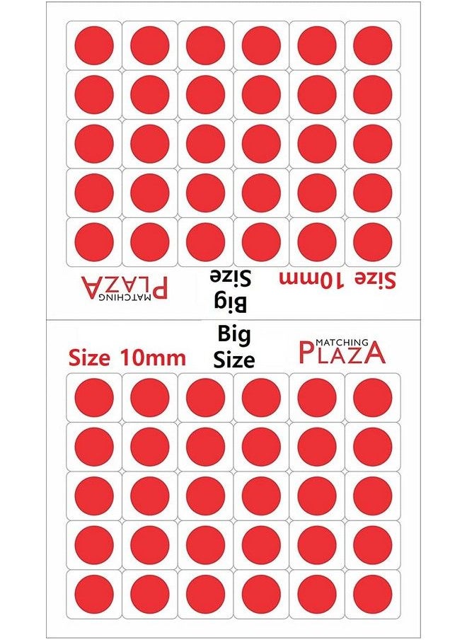 VAMA Fashions Large Red Bindis For Ladies Round Deep Red Big Bindi Kumkum Sticker Bindis For Women (Size 10Mmpack Of 180 Bindis)  - Image 4