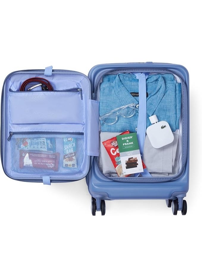 AMERICAN TOURISTER - American Tourister Trento + Spinner 68 cm - Elemental Blue - 3 Years Global Warranty - Image 1