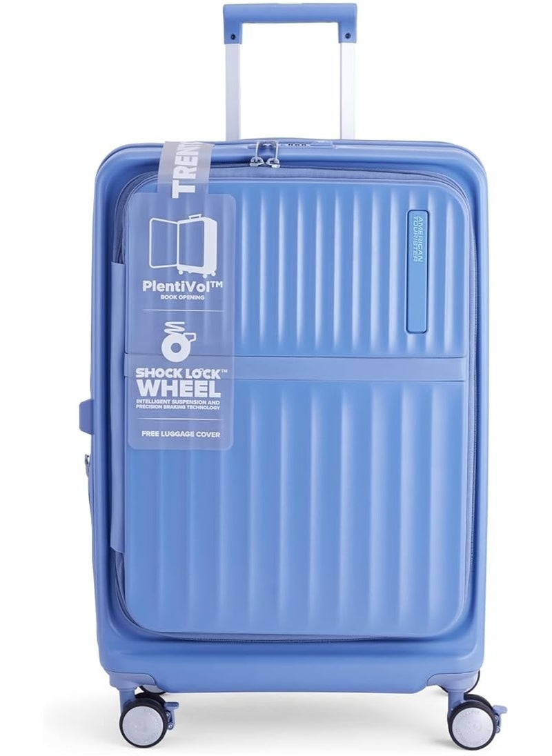 AMERICAN TOURISTER - American Tourister Trento + Spinner 68 cm - Elemental Blue - 3 Years Global Warranty - Image 1