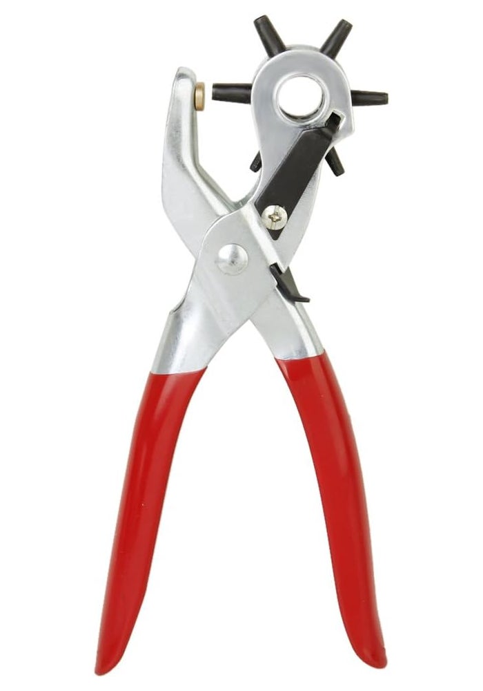 SE 7924LP Heavy-Duty Revolving Leather Hole Punch Tool - Image 1
