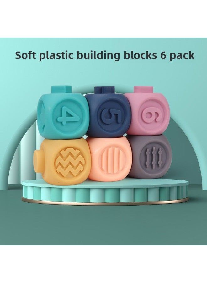 Soft Rubber Sensing Ball Baby Pinch Ball Boiled Teether Baby Soothing Large Particle Building Blocks Early Education Toys-Specifications:20A 【window Color Box】】 - Image 1
