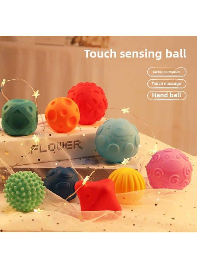 Soft Rubber Sensing Ball Baby Pinch Ball Boiled Teether Baby Soothing Large Particle Building Blocks Early Education Toys-Specifications:20A 【window Color Box】】 - Image 2